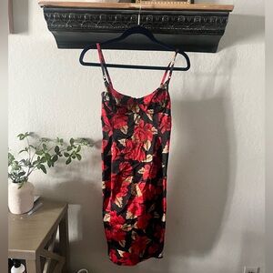 Karen Millen Rose 90s style bodycon bustier dress